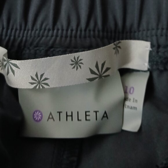 Athleta Pants Size 10 Aspire Cinched Ankle Jogger Gray Lounge - Picture 8 of 10